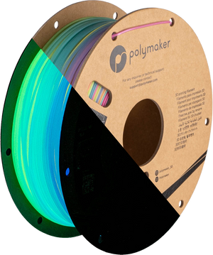 Filament PLA świecący tęczowy | Polymaker