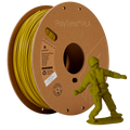 Szpula filamentu PLA matowy zielony wojskowy, Polymaker, 1,75 mm