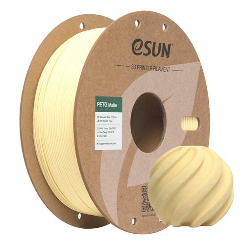 Filament PETG Matowy migdałowa żółć | eSUN