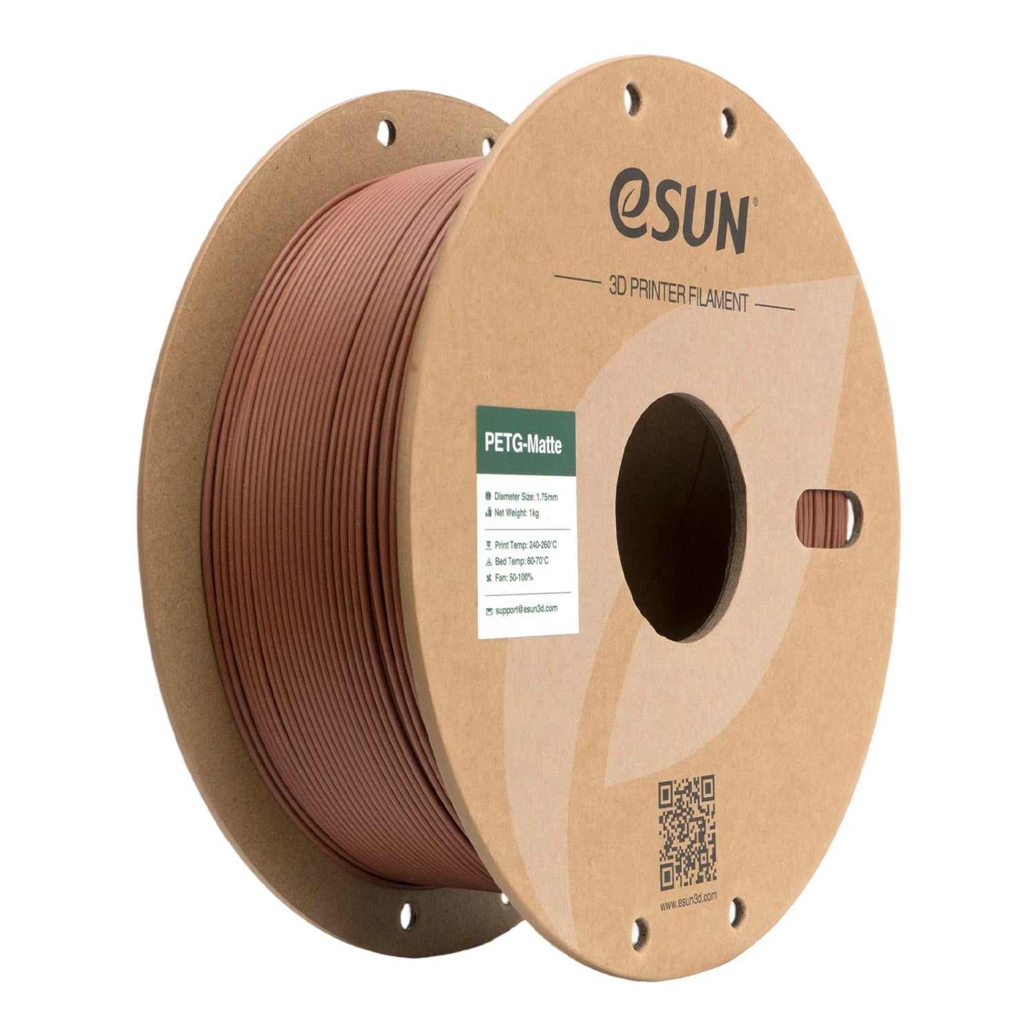 Filament PETG Matowy ceglasty | eSUN