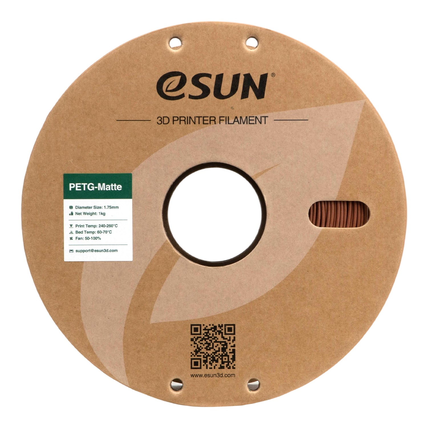 Filament PETG Matowy ceglasty | eSUN