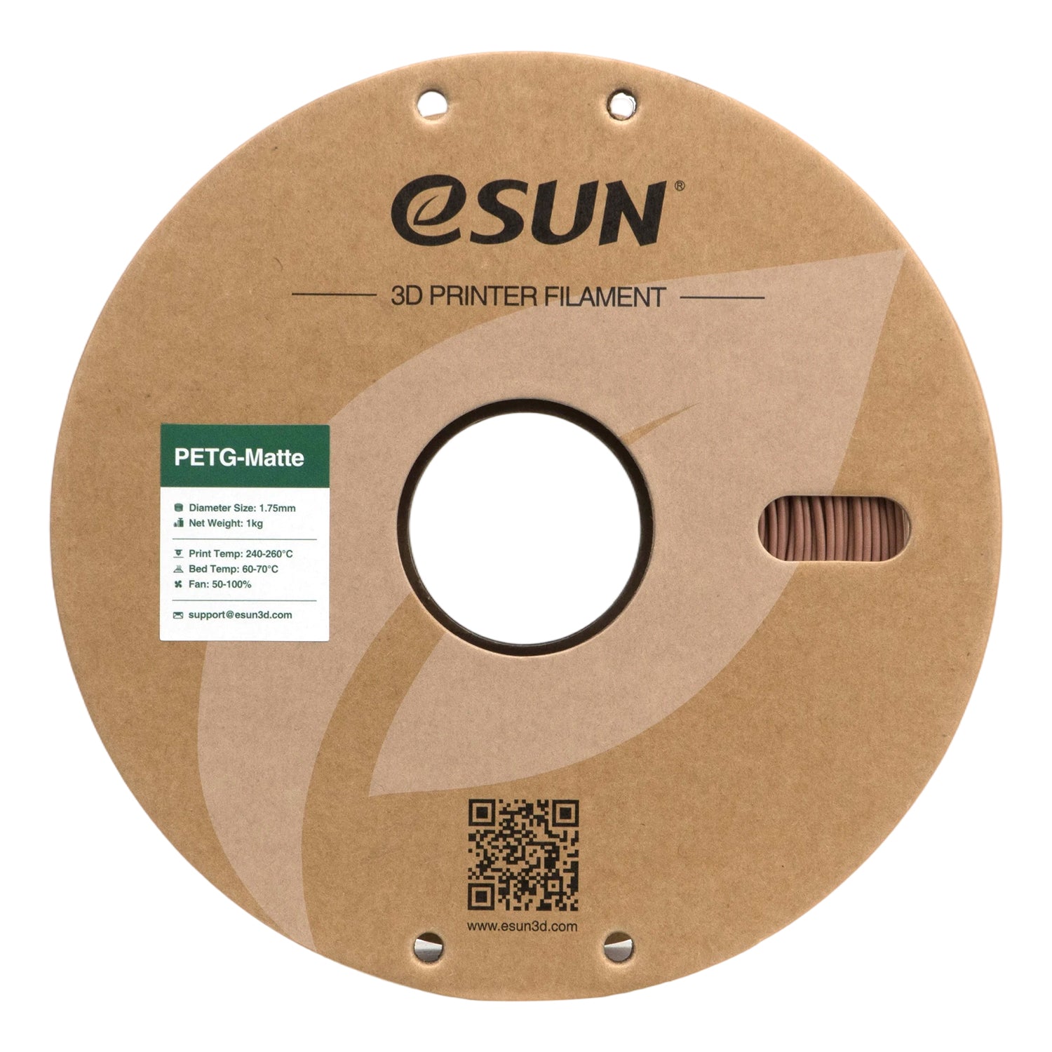 Filament PETG Matowy terakota | eSUN