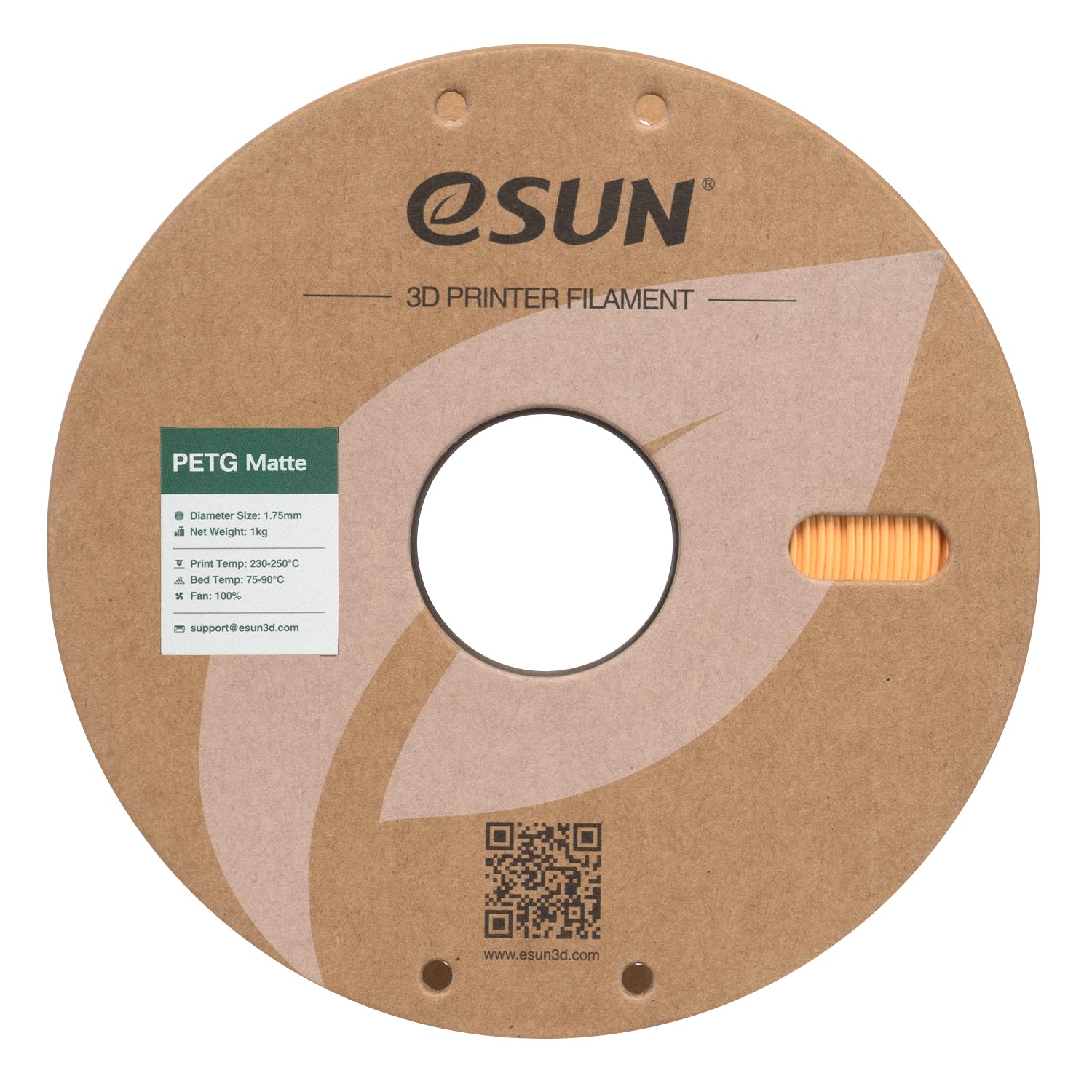 Filament PETG Matowy morelowy | eSUN