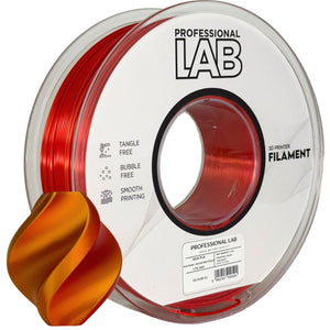 Filament Silk PLA Dual Color czerwono-złoty | Prof. Lab