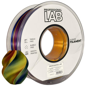 Filament Silk PLA Trójkolorowy Sunset Horizon | Prof. Lab