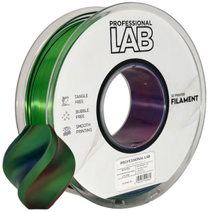 Filament Silk PLA Tri Color czerwono-niebiesko-zielony | Prof. Lab