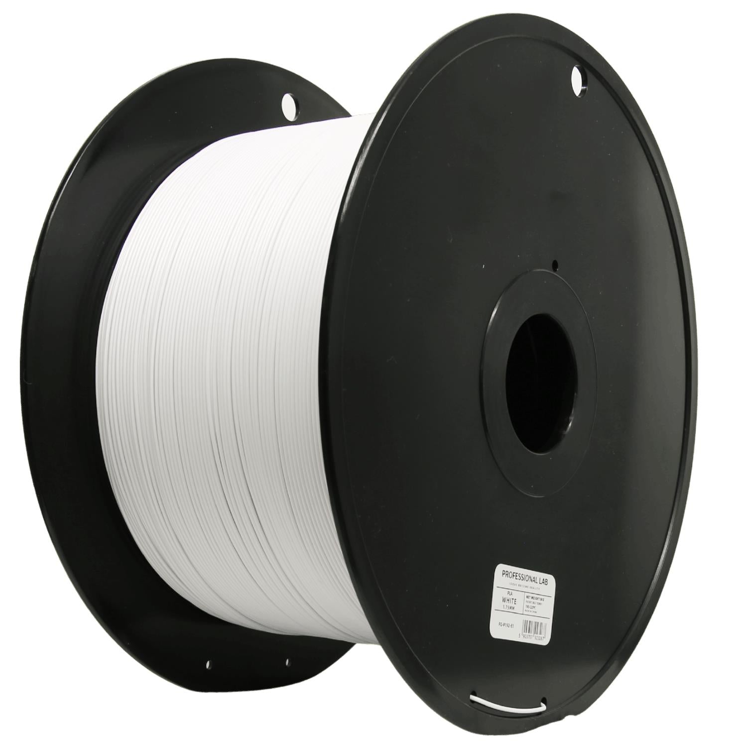 Szpula filamentu PLA biały 5 kg, Prof. Lab, 1,75 mm
