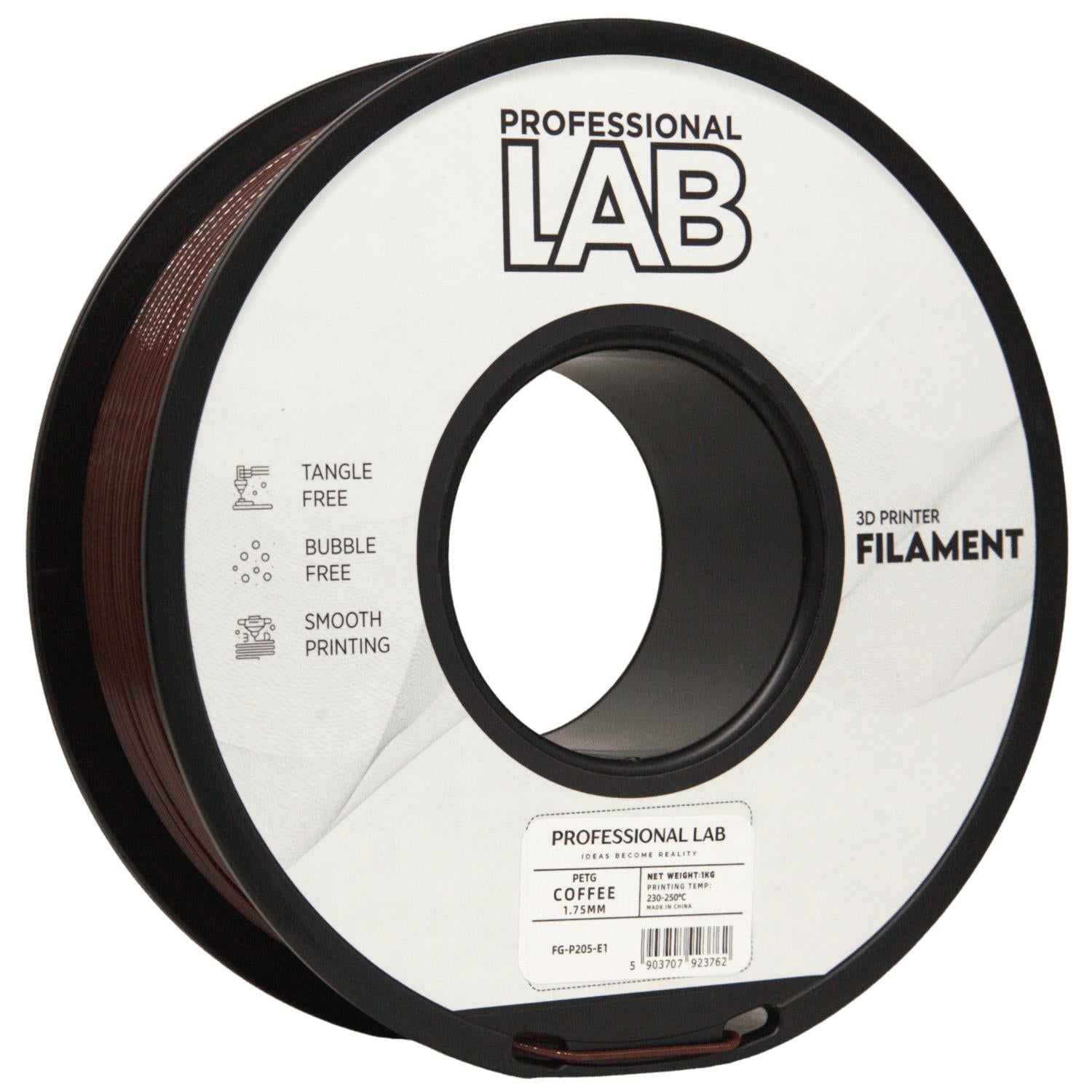 Szpula filamentu PETG kawa, Prof. Lab, 1,75 mm