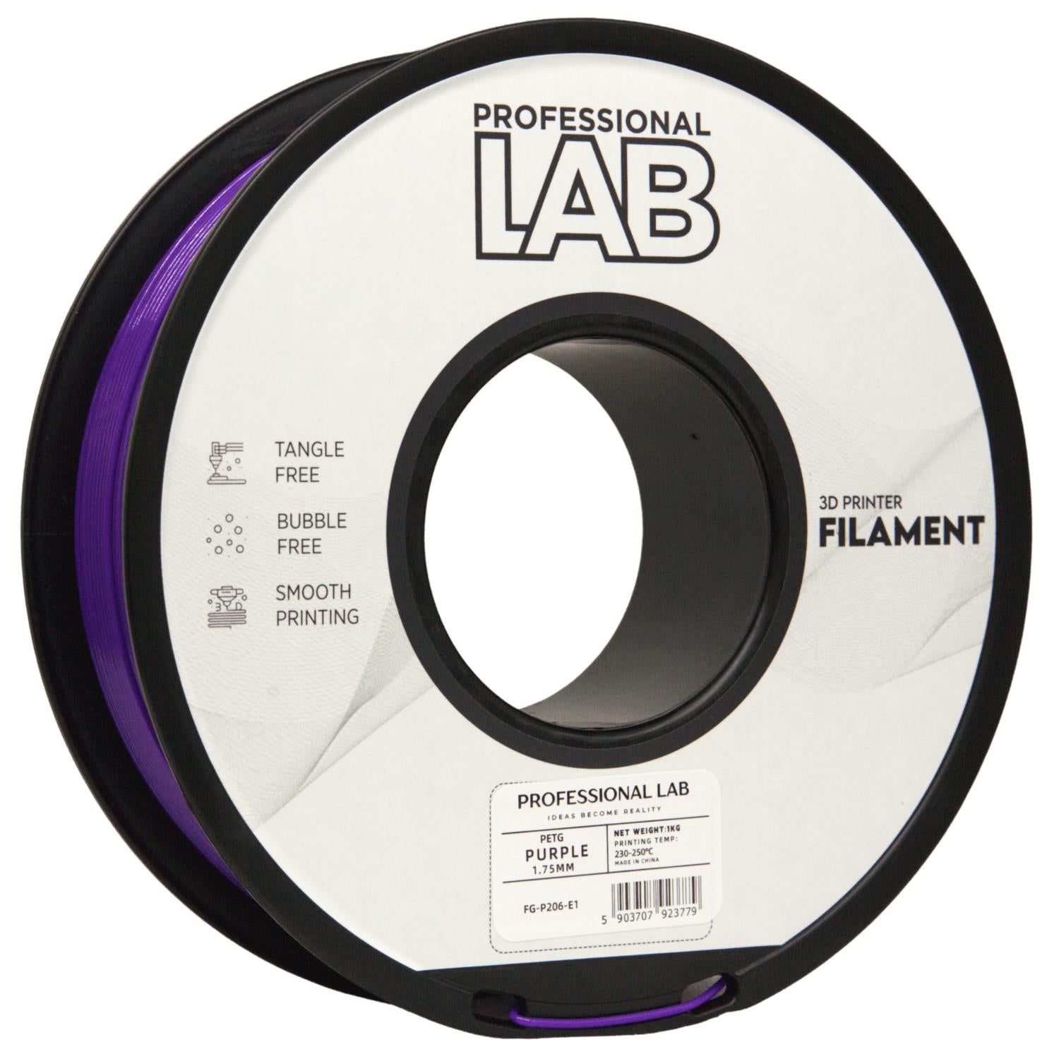 Szpula filamentu PETG fioletowy, Prof. Lab, 1,75 mm