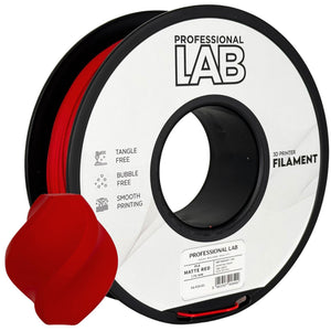 Filament PLA matowy czerwony | Prof. Lab