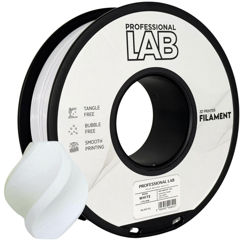 Szpula filamentu PETG biały, Prof. Lab, 1,75 mm