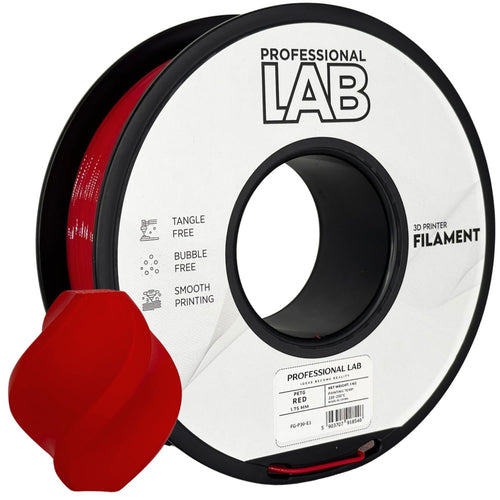 Szpula filamentu PETG czerwony, Prof. Lab, 1,75 mm