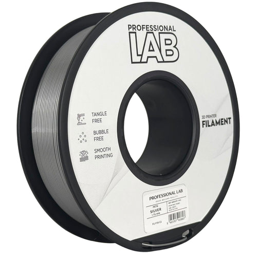 Szpula filamentu PETG srebrny, Prof. Lab, 1,75 mm