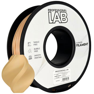 Filament PLA+ piaskowo złoty | Prof. Lab