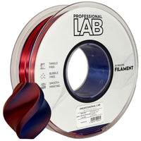 Filament Silk PLA Dual Color czerwono-niebieski | Prof. Lab