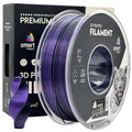 Szpula filamentu Silk PLA Dual Color czarno-fioletowy, Smart Print, 1,75 mm