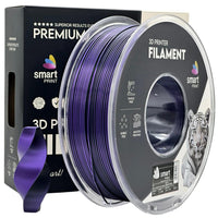 Filament Silk PLA Dual Color czarno-fioletowy | Smart Print