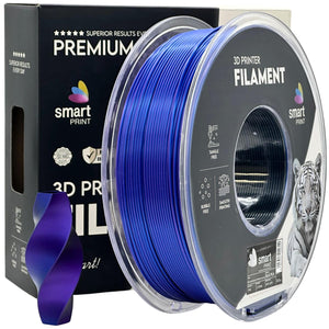 Filament Silk PLA Trzy Kolory niebieski fioletowy czarny | Smart Print