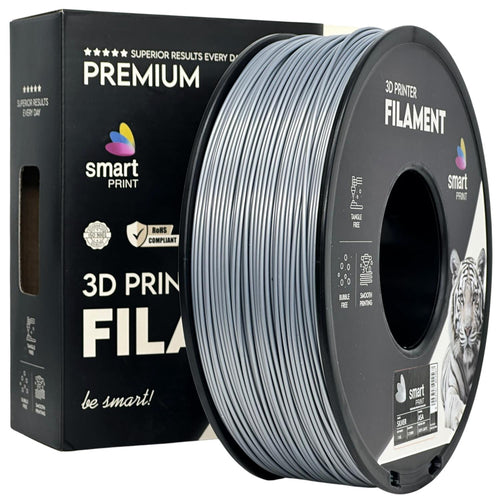 Szpula filamentu ASA srebrny, Smart Print, 1,75 mm