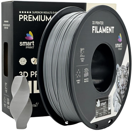 Szpula filamentu HS-PLA szary, Smart Print, 1,75 mm