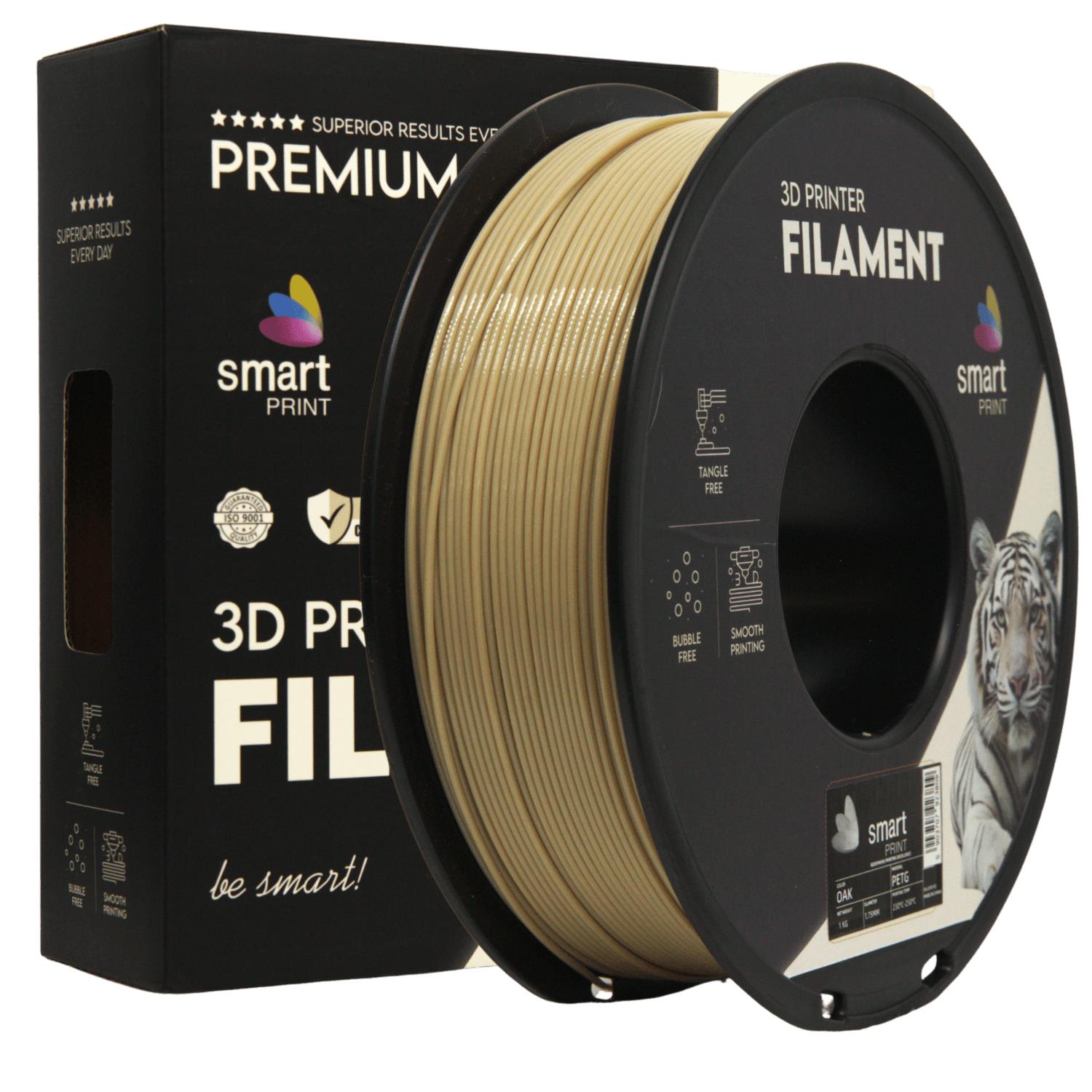 Szpula filamentu PETG dąb, Smart Print, 1,75 mm