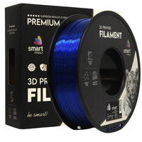 Filament PETG przezroczysty niebieski | Smart Print
