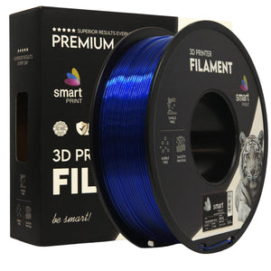 Filament PETG przezroczysty niebieski | Smart Print