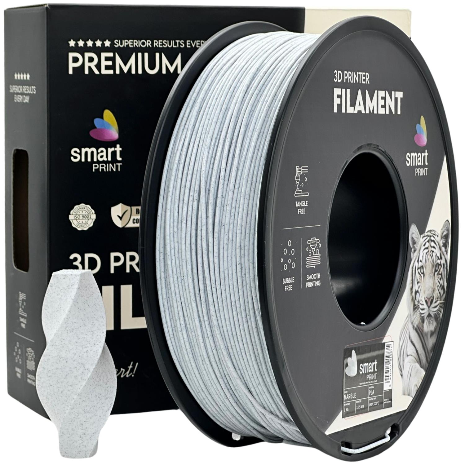Szpula filamentu PLA marmur, Smart Print, 1,75 mm
