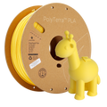 Szpula filamentu PLA matowy żółty, Polymaker, 1,75 mm